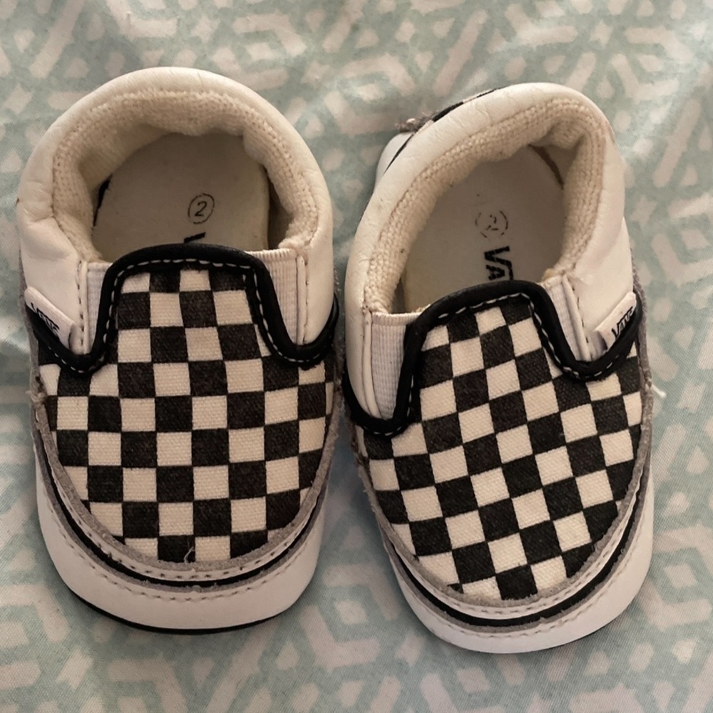 Baby VANS crib shoes size 2